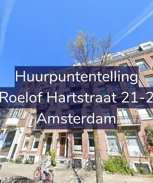 Foto gevel Huurpuntentelling voor Roelof Hartstraat 21-2, Amsterdam