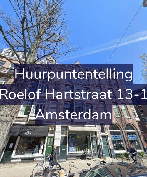 Foto gevel Huurpuntentelling voor Roelof Hartstraat 13-1, Amsterdam