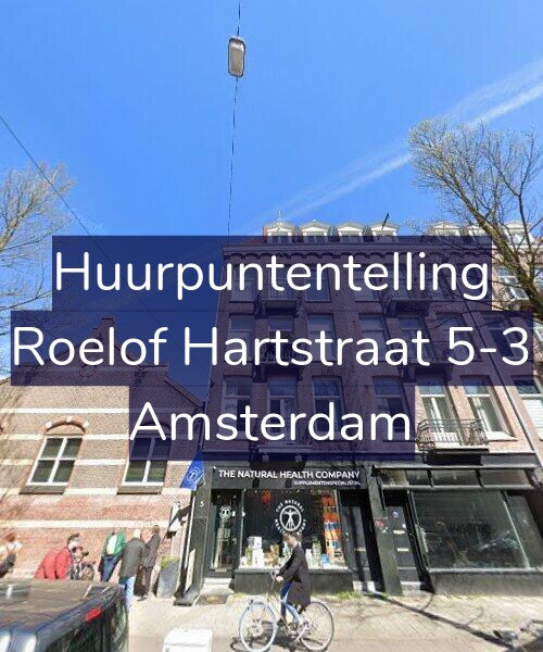 Foto gevel Huurpuntentelling voor Roelof Hartstraat 5-3, Amsterdam