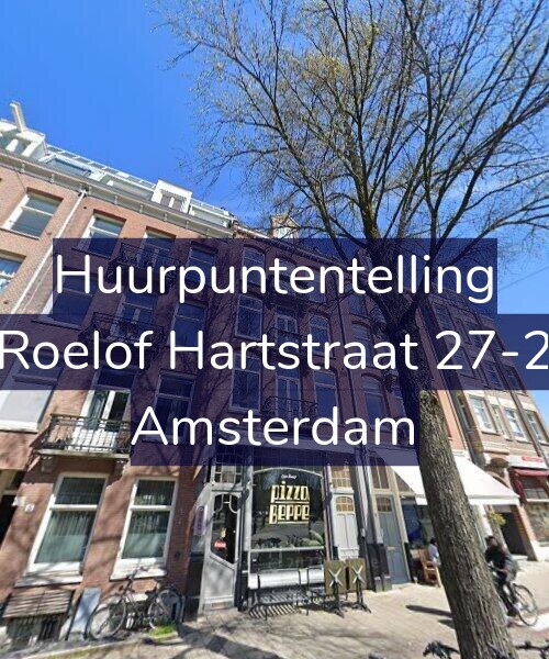 Foto gevel Huurpuntentelling voor Roelof Hartstraat 27-2, Amsterdam