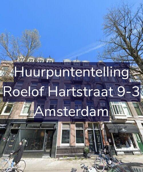 Foto gevel Huurpuntentelling voor Roelof Hartstraat 9-3, Amsterdam