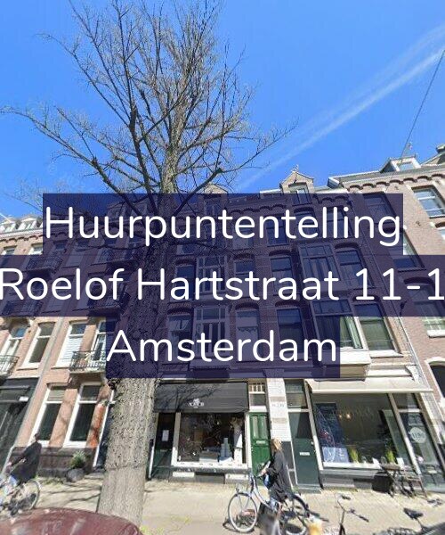 Foto gevel Huurpuntentelling voor Roelof Hartstraat 11-1, Amsterdam