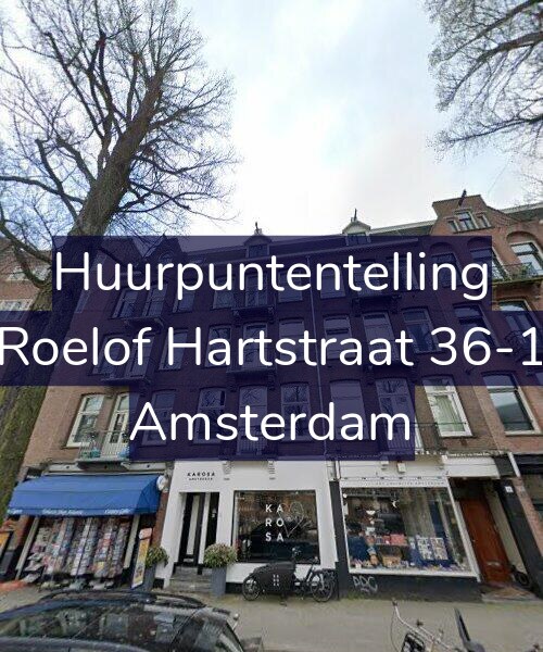 Foto gevel Huurpuntentelling voor Roelof Hartstraat 36-1, Amsterdam