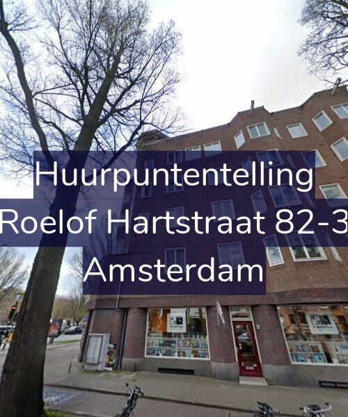 Foto gevel Huurpuntentelling voor Roelof Hartstraat 82-3, Amsterdam