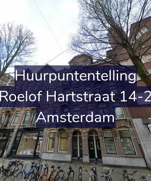Foto gevel Huurpuntentelling voor Roelof Hartstraat 14-2, Amsterdam