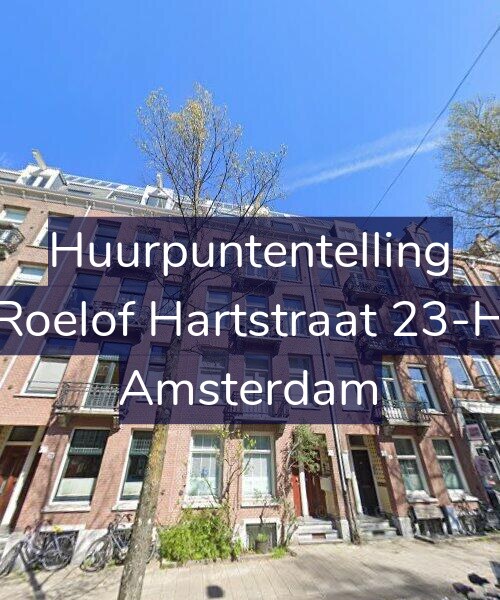 Foto gevel Huurpuntentelling voor Roelof Hartstraat 23-H, Amsterdam