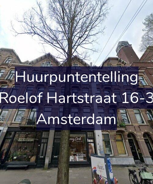 Foto gevel Huurpuntentelling voor Roelof Hartstraat 16-3, Amsterdam