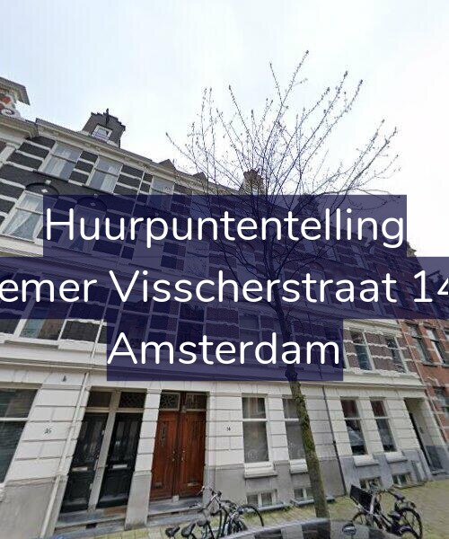 Foto gevel Huurpuntentelling voor Roemer Visscherstraat 14-2, Amsterdam