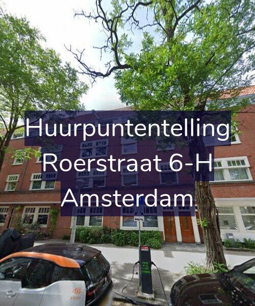 Foto gevel Huurpuntentelling voor Roerstraat 6-H, Amsterdam