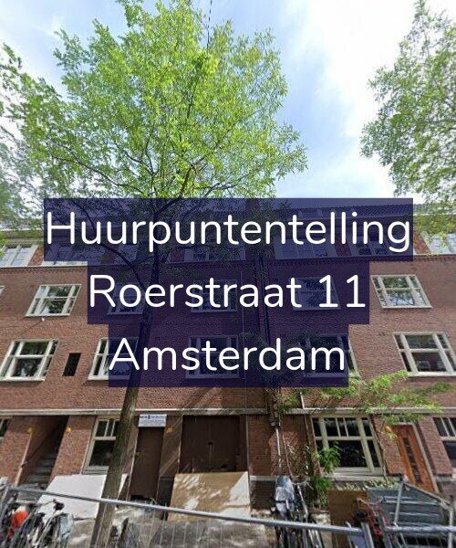 Foto gevel Huurpuntentelling voor Roerstraat 11, Amsterdam