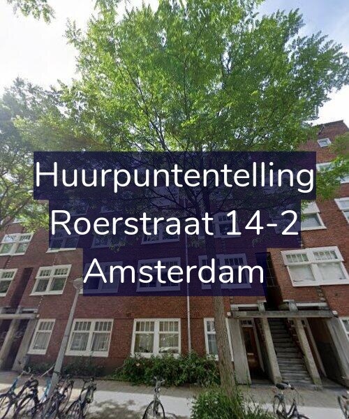 Foto gevel Huurpuntentelling voor Roerstraat 14-2, Amsterdam