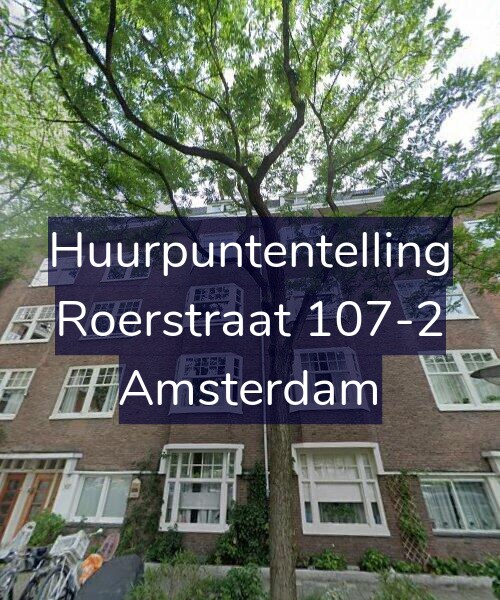 Foto gevel Huurpuntentelling voor Roerstraat 107-2, Amsterdam