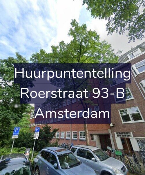 Foto gevel Huurpuntentelling voor Roerstraat 93-B, Amsterdam