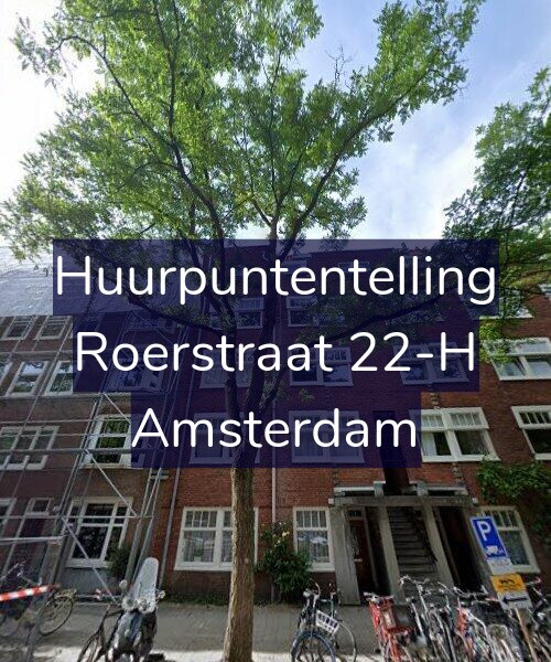 Foto gevel Huurpuntentelling voor Roerstraat 22-H, Amsterdam