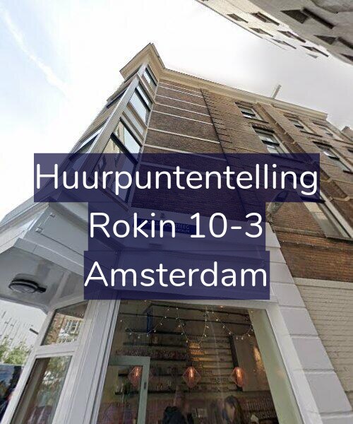 Foto gevel Huurpuntentelling voor Rokin 10-3, Amsterdam