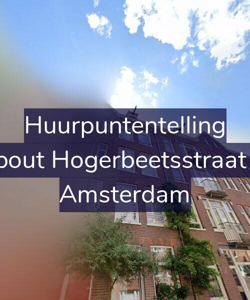 Foto gevel Huurpuntentelling voor Rombout Hogerbeetsstraat 99-2, Amsterdam