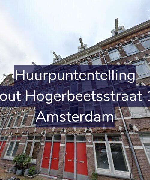 Foto gevel Huurpuntentelling voor Rombout Hogerbeetsstraat 110-H, Amsterdam