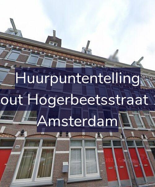 Foto gevel Huurpuntentelling voor Rombout Hogerbeetsstraat 104-2, Amsterdam