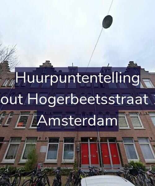 Foto gevel Huurpuntentelling voor Rombout Hogerbeetsstraat 123-1, Amsterdam