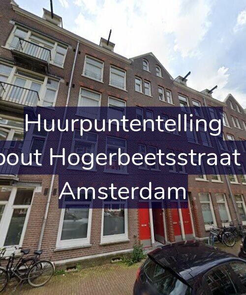 Foto gevel Huurpuntentelling voor Rombout Hogerbeetsstraat 81-H, Amsterdam