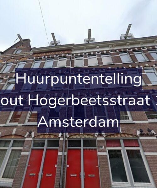 Foto gevel Huurpuntentelling voor Rombout Hogerbeetsstraat 114-2, Amsterdam