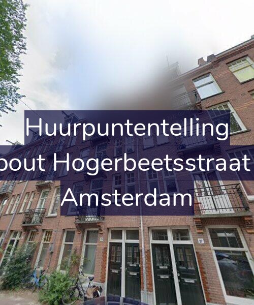 Foto gevel Huurpuntentelling voor Rombout Hogerbeetsstraat 25-1, Amsterdam