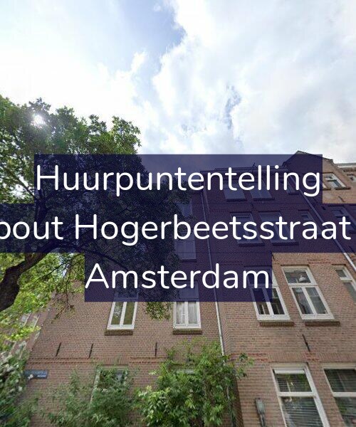 Foto gevel Huurpuntentelling voor Rombout Hogerbeetsstraat 18-2, Amsterdam