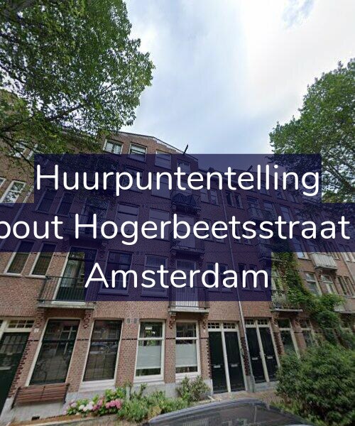 Foto gevel Huurpuntentelling voor Rombout Hogerbeetsstraat 10-3, Amsterdam