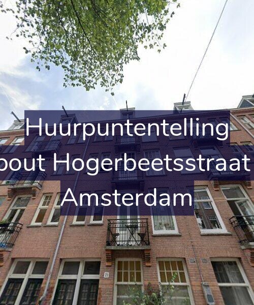 Foto gevel Huurpuntentelling voor Rombout Hogerbeetsstraat 23-2, Amsterdam