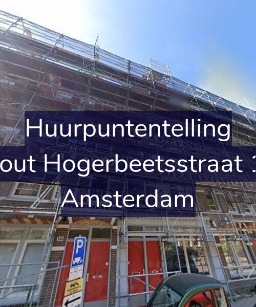 Foto gevel Huurpuntentelling voor Rombout Hogerbeetsstraat 118-H, Amsterdam