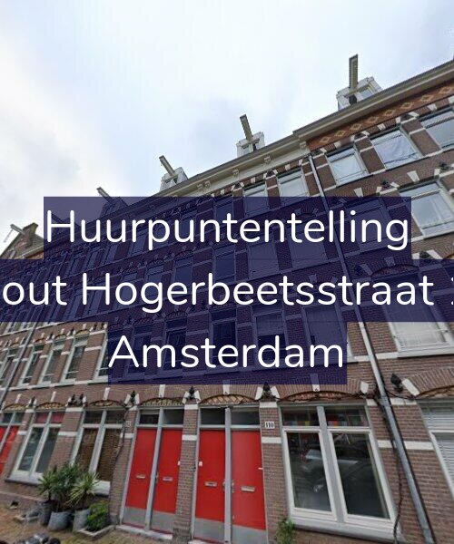 Foto gevel Huurpuntentelling voor Rombout Hogerbeetsstraat 110-3, Amsterdam