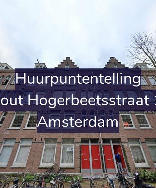 Foto gevel Huurpuntentelling voor Rombout Hogerbeetsstraat 119-3, Amsterdam