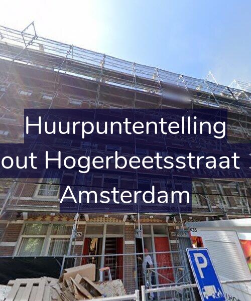 Foto gevel Huurpuntentelling voor Rombout Hogerbeetsstraat 122-2, Amsterdam