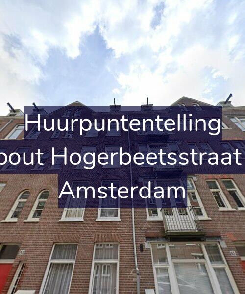 Foto gevel Huurpuntentelling voor Rombout Hogerbeetsstraat 63-2, Amsterdam