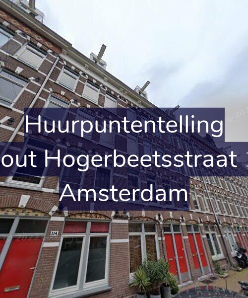 Foto gevel Huurpuntentelling voor Rombout Hogerbeetsstraat 112-3, Amsterdam