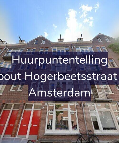 Foto gevel Huurpuntentelling voor Rombout Hogerbeetsstraat 91-1, Amsterdam