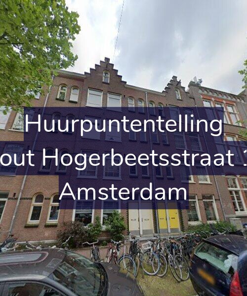Foto gevel Huurpuntentelling voor Rombout Hogerbeetsstraat 105-H, Amsterdam
