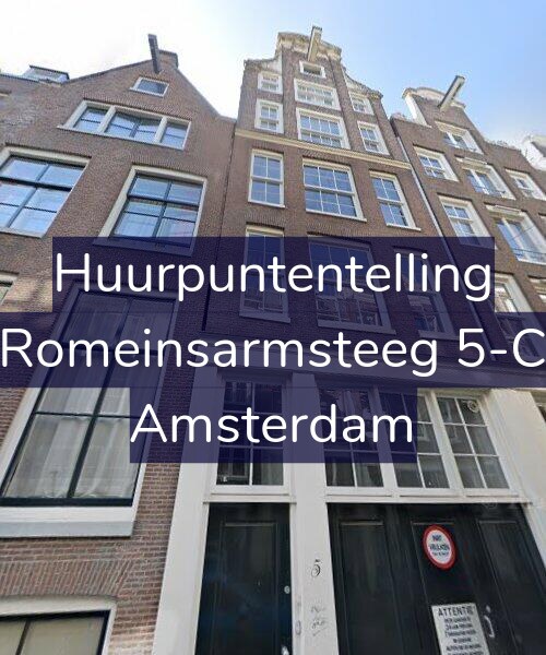 Foto gevel Huurpuntentelling voor Romeinsarmsteeg 5-C, Amsterdam