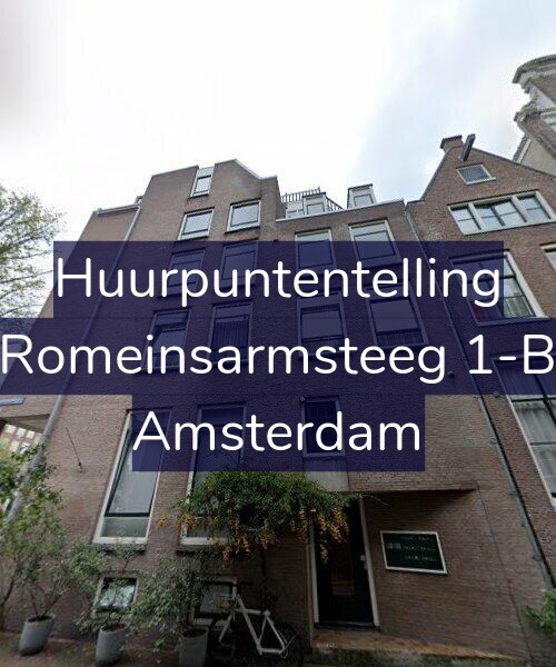 Foto gevel Huurpuntentelling voor Romeinsarmsteeg 1-B, Amsterdam