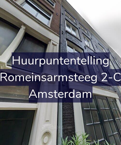 Foto gevel Huurpuntentelling voor Romeinsarmsteeg 2-C, Amsterdam