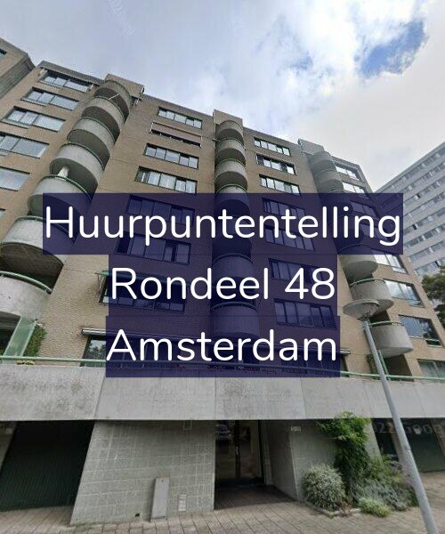 Foto gevel Huurpuntentelling voor Rondeel 48, Amsterdam