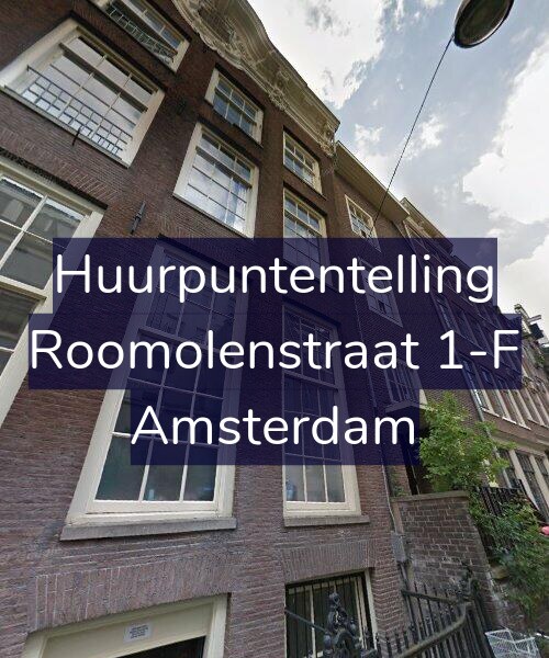 Foto gevel Huurpuntentelling voor Roomolenstraat 1-F, Amsterdam