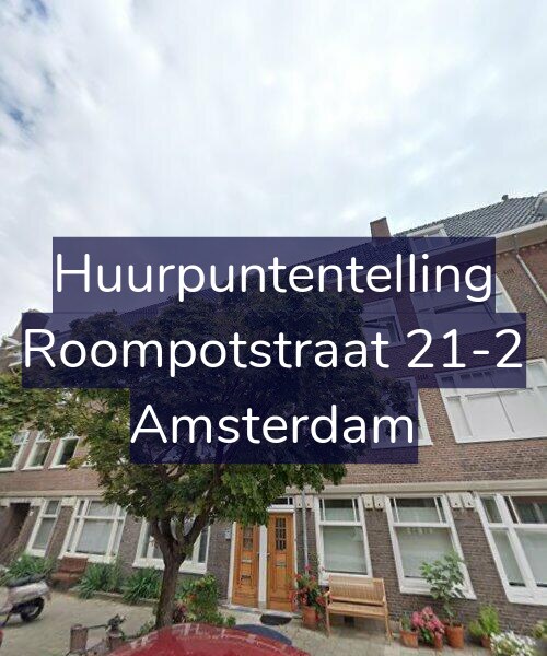 Foto gevel Huurpuntentelling voor Roompotstraat 21-2, Amsterdam