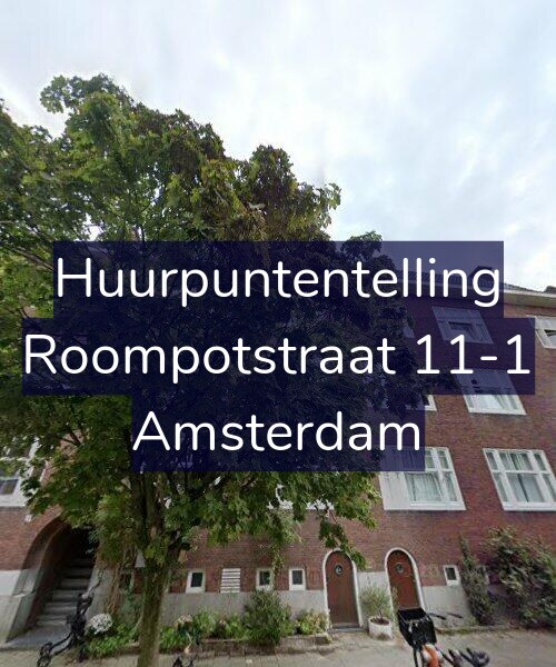 Foto gevel Huurpuntentelling voor Roompotstraat 11-1, Amsterdam