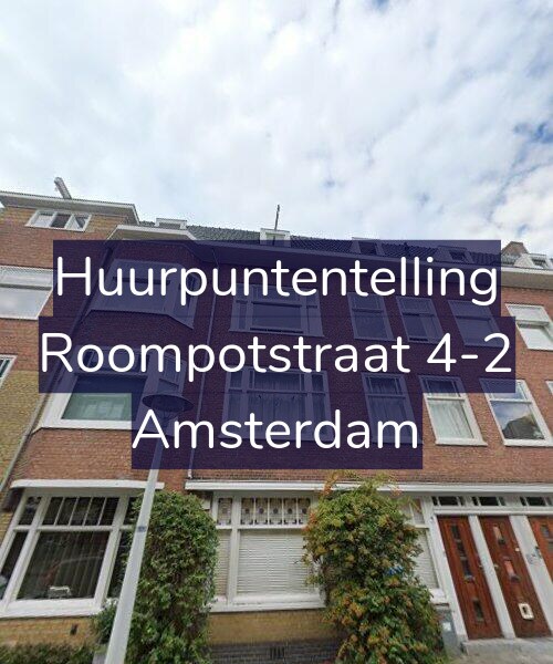 Foto gevel Huurpuntentelling voor Roompotstraat 4-2, Amsterdam