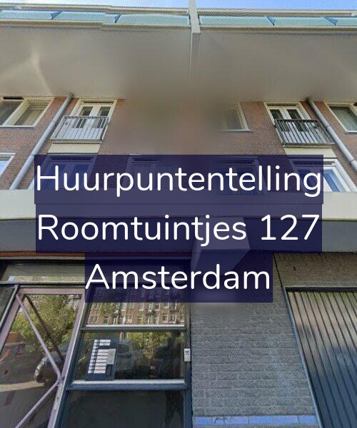 Foto gevel Huurpuntentelling voor Roomtuintjes 127, Amsterdam