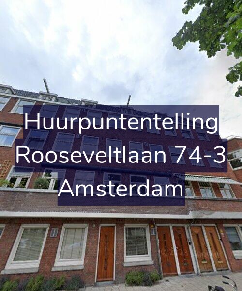 Foto gevel Huurpuntentelling voor Rooseveltlaan 74-3, Amsterdam