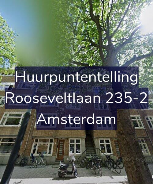 Foto gevel Huurpuntentelling voor Rooseveltlaan 235-2, Amsterdam