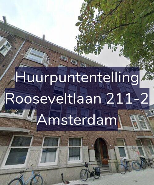 Foto gevel Huurpuntentelling voor Rooseveltlaan 211-2, Amsterdam