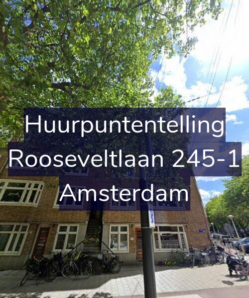 Foto gevel Huurpuntentelling voor Rooseveltlaan 245-1, Amsterdam